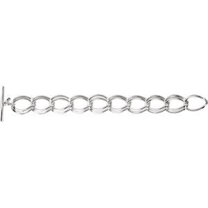 18.86mm Link Bracelet with Toggle Clasp