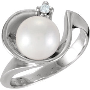 Accented Ring for Pearl