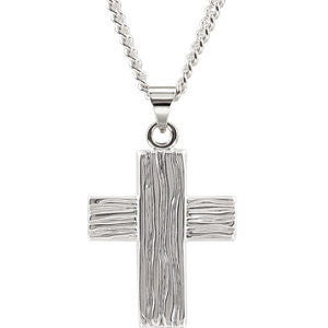 Sterling Silver 23x19mm The Rugged Cross® Pendant