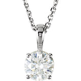 14K White 1/4 CTW Diamond 18" Necklace