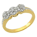 14K Yellow 1-2 CTW Diamond Anniversary Ring