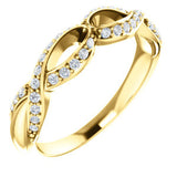 14K Yellow 1-4 CTW Diamond Anniversary Band