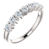 14K White 1-5 CTW Diamond Anniversary Band