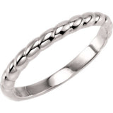 Sterling Silver Stackable Ring