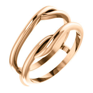 14K Rose Ring Guard