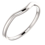 14K Rose Contour Band