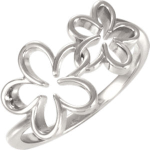 Sterling Silver Flower Ring