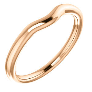 14K White Band for 5.2mm Round Ring