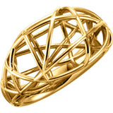 14K Yellow Nest Design Ring