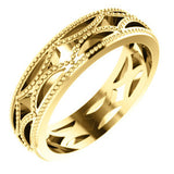 14K Yellow 5mm Band Size 5.5