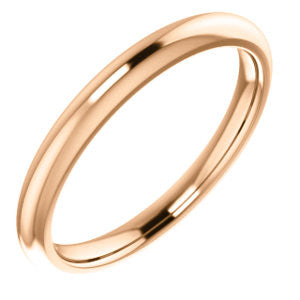 14K White Band