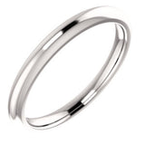 14K White Band