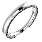 14K Rose 2.5mm Design Band