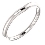 14K White Band for 5.8mm Round Ring