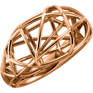 14K Yellow Nest Design Ring