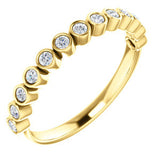 14K White 1/4 CTW Diamond Ring