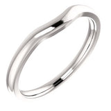 14K White Band for 5.8mm Round Ring