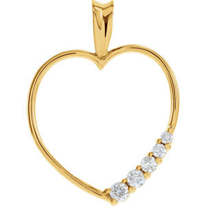 Journey Diamond Heart Pendant