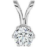 Diamond Solitaire Pendant