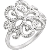 Granulated Metal Ring