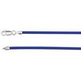 1.5mm Cobalt Blue Rubber Cord Necklace