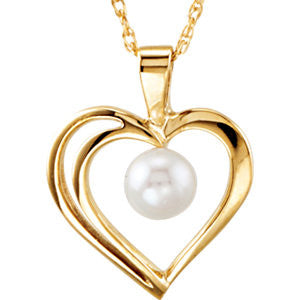 Heart Necklace for Pearl