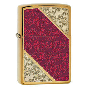 Zippo® Luxury&sup3; Brushed Brass Lighter