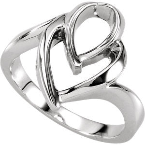 Platinum Freeform Ring