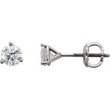 14K White 1/2CTW Riente Diamond Earrings