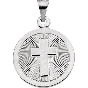 Sterling Silver 19mm Confirmation Medal