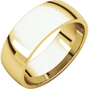 14K Yellow 7mm Light Comfort Fit Band