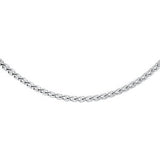 6mm Sterling Silver Wheat Chain