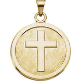 Sterling Silver 23mm Cross Pendant