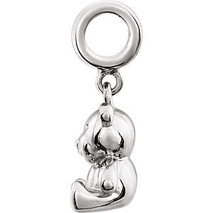 Sterling Silver Kera Bear Charm