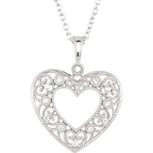 Diamond Heart Necklace