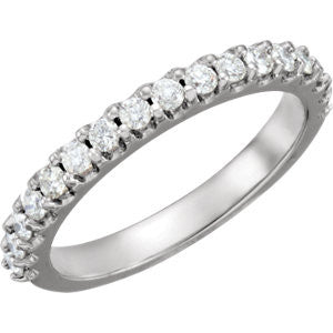 Platinum 1-2 CTW Diamond Band