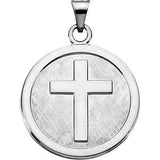 Sterling Silver 23mm Cross Pendant