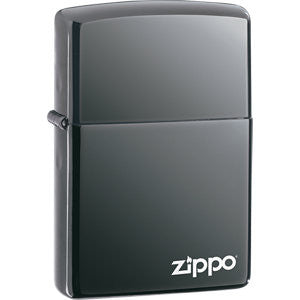 Zippo® Logo Black Ice® Lighter