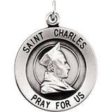 14K Yellow 18.25mm St. Charles Medal