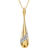 14K Yellow 1-3 CTW Diamond 18" Necklace