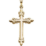 Fleur-de-lis Cross Pendant