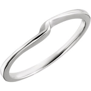 14K White Band