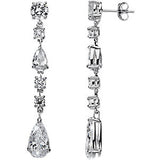 Sterling Silver Cubic Zirconia Earrings