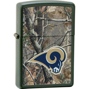 Zippo® NFL® Real Tree® Rams Lighter