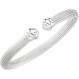 6.5mm Hollow Mesh Cuff Bracelet