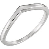 14K White Band