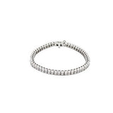 18K White 9 CTW Diamond Line 7.25" Bracelet