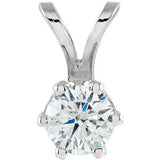 Diamond Solitaire Pendant