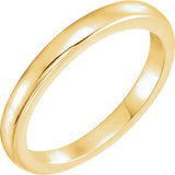 14K Yellow Solstice Solitaire&#174; #4=.25-.33 CT Tapered Bombé Band