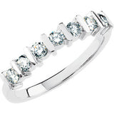 Platinum 1-2 CTW Diamond Anniversary Band